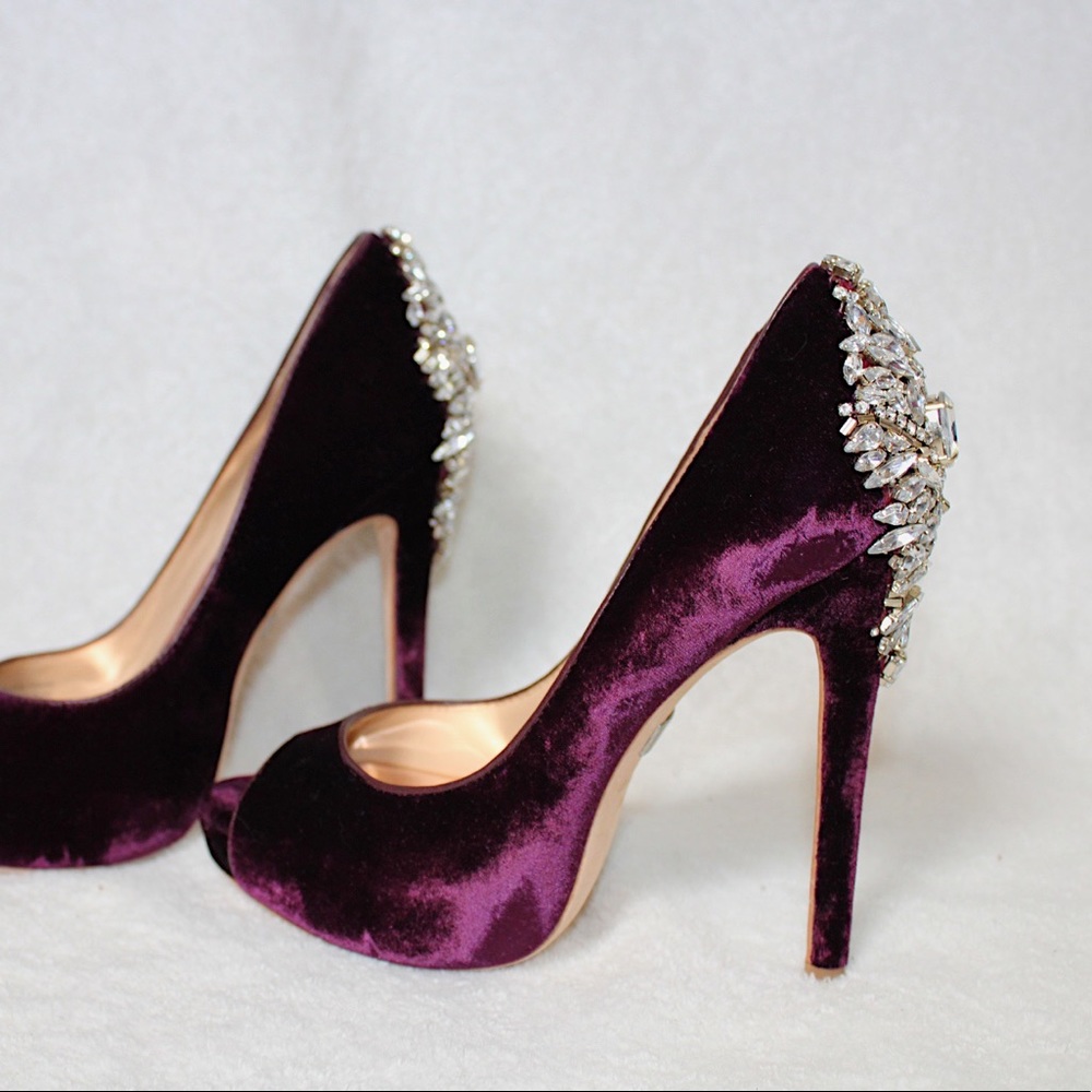 HP🖤 Like New! Badgley Mischka Heels - Picture 4 of 8